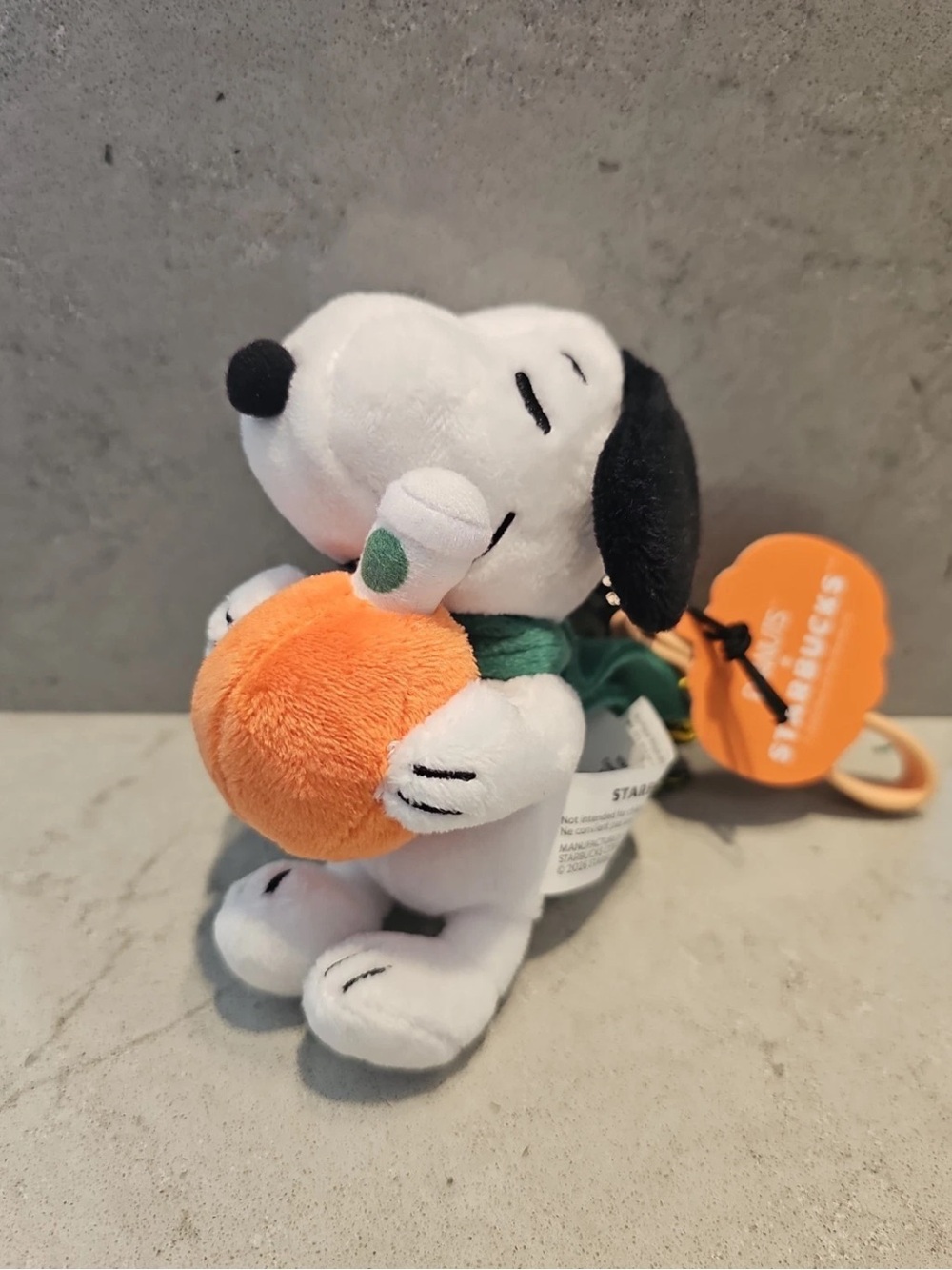Starbucks Peanuts Snoopy Bag Charm Keychain Plush Doll Halloween 2026 Brand New